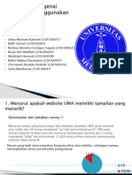 Kuisioner Mengenai Kepuasan Menggunakan Website UMA