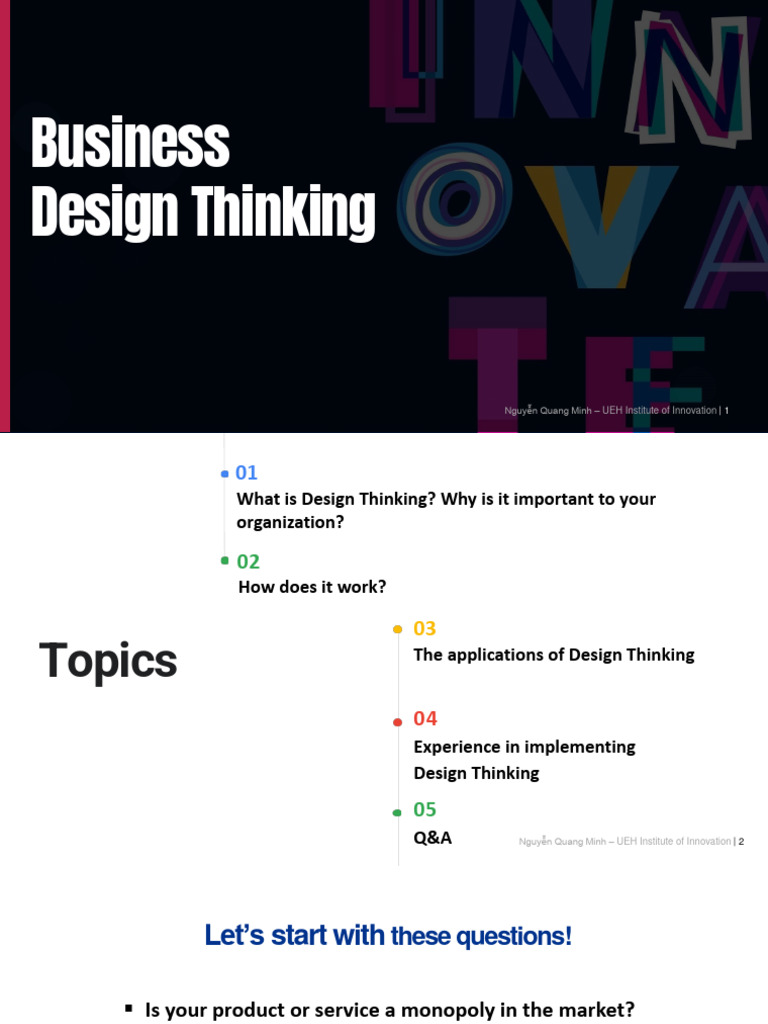Design Thinking for Innovation Success | PDF | Design Thinking | Prototype
