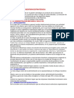 Evolución a la gestión estratégica: de lo mecánico a lo contingencial