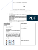 Introduction in Applied Economics Lesson Plan