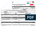REG-FO-013 - Application For Completion of Grade