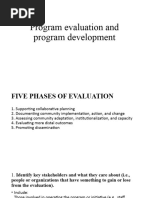 Program Evaluation