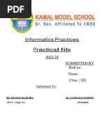 XII IP Practical File - 2023-24upto June