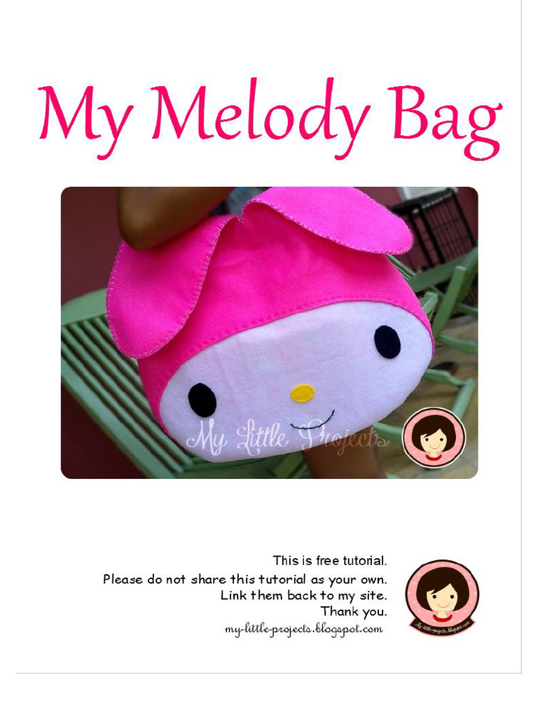 My Melody Bag Pattern | PDF