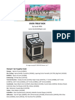 3DThursday Oven Treat Box Project Sheet