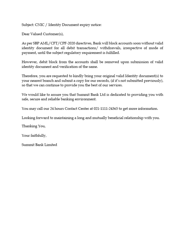 Cnic Expiry Date Meaning In Urdu