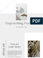 Copywrtiing Portfolio