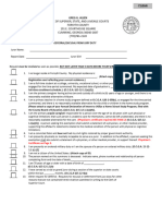 Juror Exemption and Deferral Form