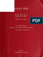 (UE 10746) Alban Berg - Lulu. Oper in 3 Akten (1977, Universal Edition)
