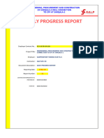 Daily Progress Report: Engineering, Procurement and Construction of Sarqala-3 Well Connection To CPF at Sarqala-1