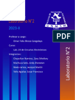 Informe de 2do Laboratorio de Circuitos Electricos - Grupo 02