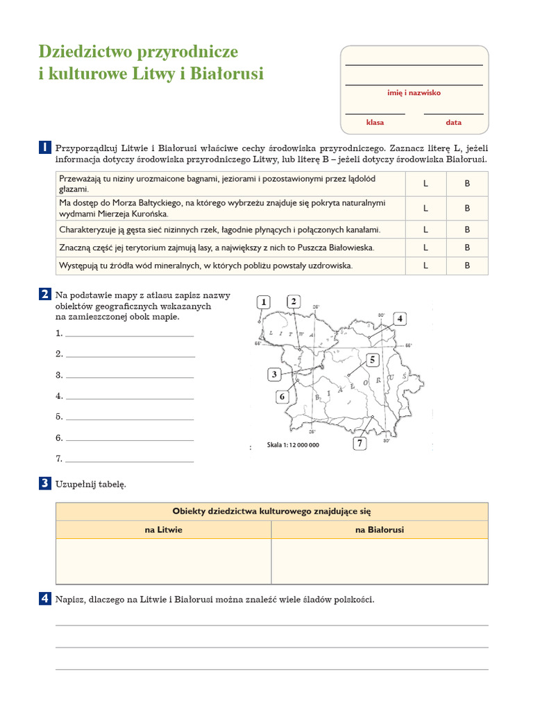 Dziedzictwo Przyrodnicze I Kulturowe Litwy I Białorusi Dziedzictwo Przyrodnicze I Kulturowe Litwy I Bialorusi-Min | PDF