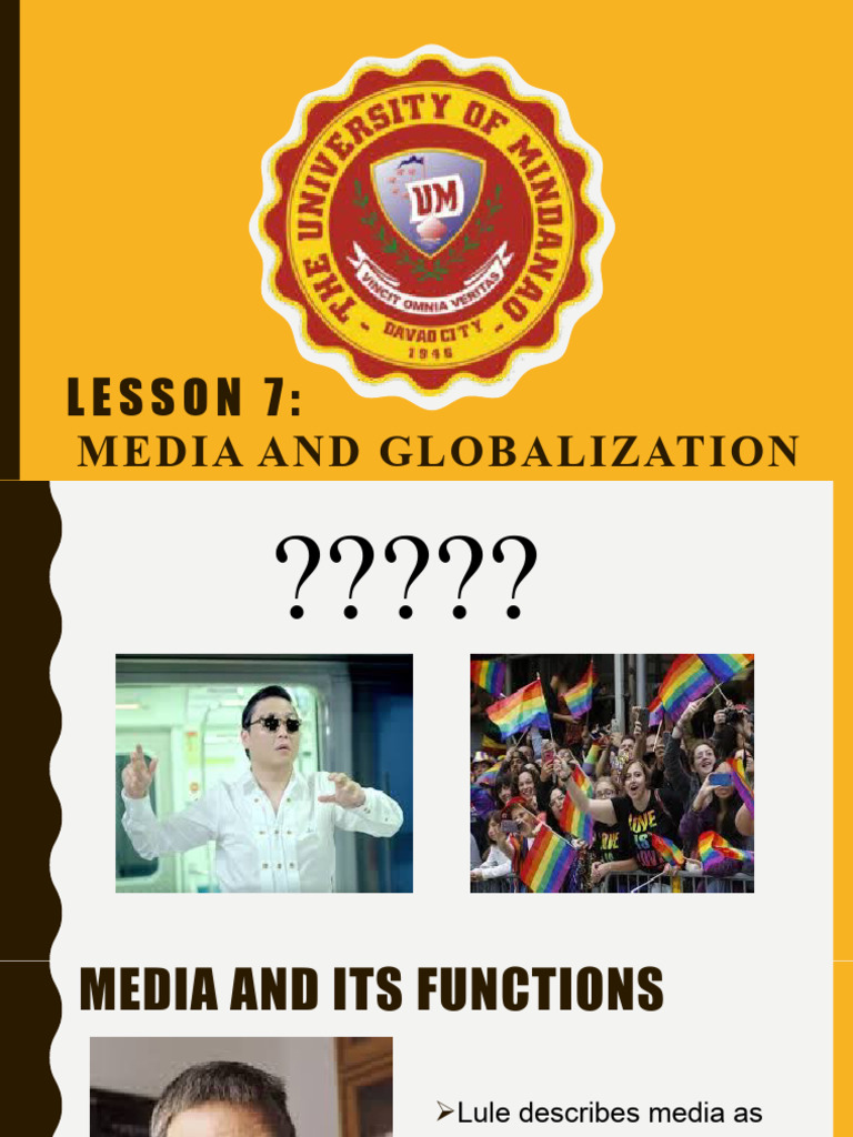 Lesson 7 media and globalization pdf media communication