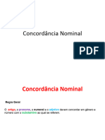 Concordância Nominal