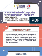 BFC A Waste Derived Composite For Wastewater Treatment