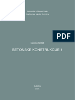 Goles - Betonske Konstrukcije 1