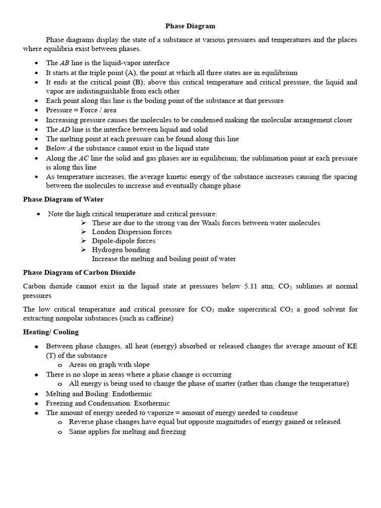 Phase Diagram PDF Phase (Matter) Phase Diagram