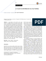 5 Study of Creep-Fatigue Crack Growth Behavior (Gas Turbine)