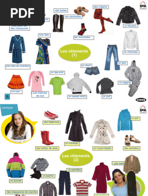 Lexique LES VETEMENTS PDF