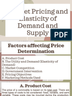 Elasticity of Demand and Supply PDF