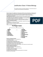 Biological Classification Class 11 Notes Biology C