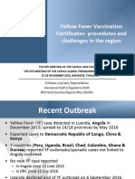 WHO - Yellow Fever Vaccination Certificates