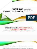Theories of Crime Causation Midterm