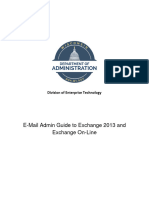 E-Mail Admin Guide To Exchange 2013 and Exchange OnLine V - 2.3