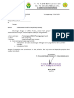 Permohonan Surat Dukungan Tiang Pancang