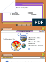 Pendidikan Agama - Kelompok 14 - Agama Dan Ilmu Pengetahuan - 02SMJE007 - Reguler CS