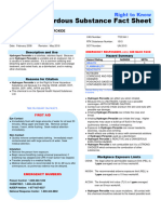 Hazardous Substance Fact Sheet: Right To Know