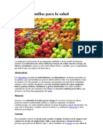 Frutas y Semillas para La Salud