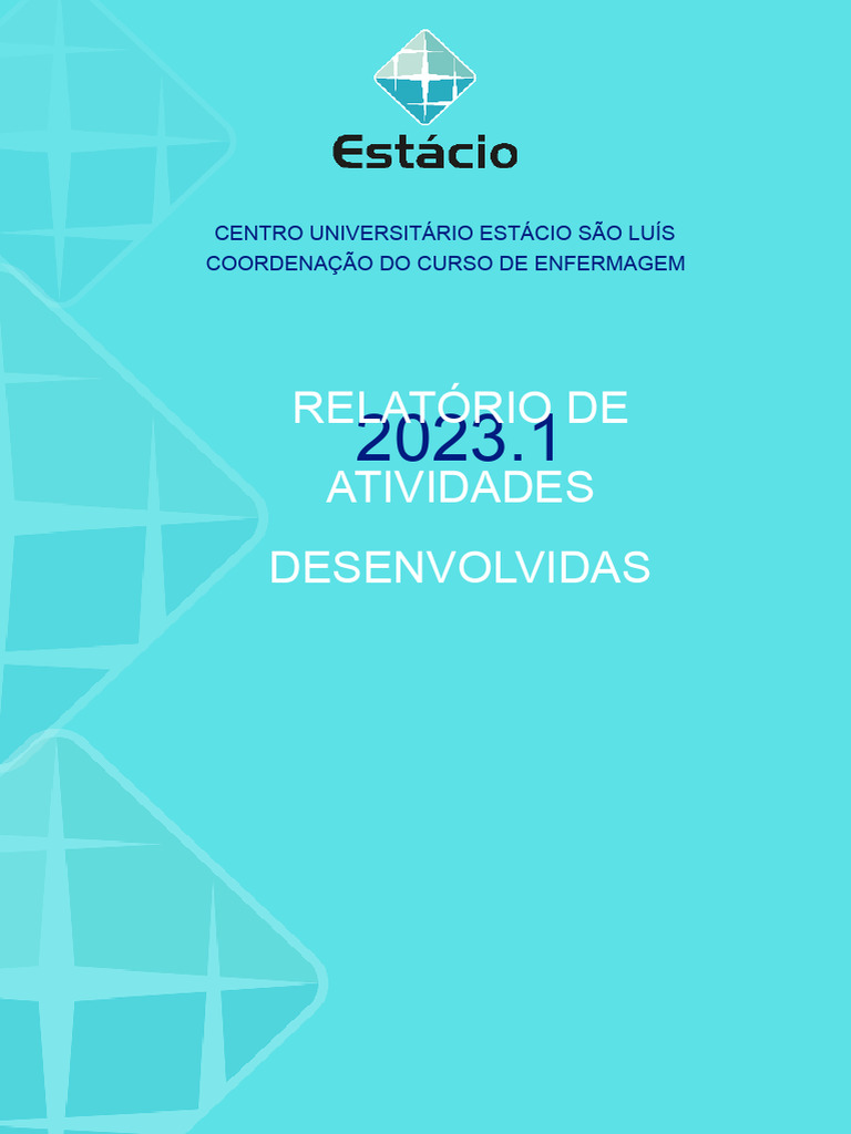 NOVO Modelo de Relatório de Atividades 2023 | Download grátis PDF ...