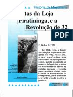AM-0083 - Revolução de 1932 - Nas Atas Da Loja Piratininga - José Castellani