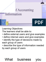 Users of Accounting Informatrion