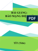 Bài Giảng: Báo Mạng Điện Tử