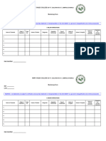 Monitoring Form OR