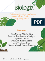 Fisiología Del Estrés en Plantas Hídrico, Salino, Térmico y Por Hipoxia y Anoxia