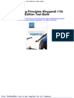 Accounting Principles Weygandt 11th Edition Test Bank