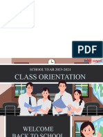 Classroom Orientation Sy 2023-2024