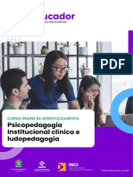 Psicopedagogia Institucional Clínica E Ludopedagogia