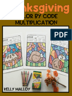 Color by Code Multiplication: Kelly Malloy