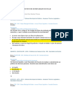 PROVA DO CURSO TÉCNICO DE SECRETARIADO ESCOLAR Resposta