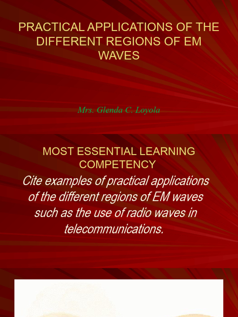 Practical Uses of Radio Waves | PDF | Radio | Radio Wave