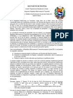 Documento de Postura - Oms - República Bolivariana de Venezuela