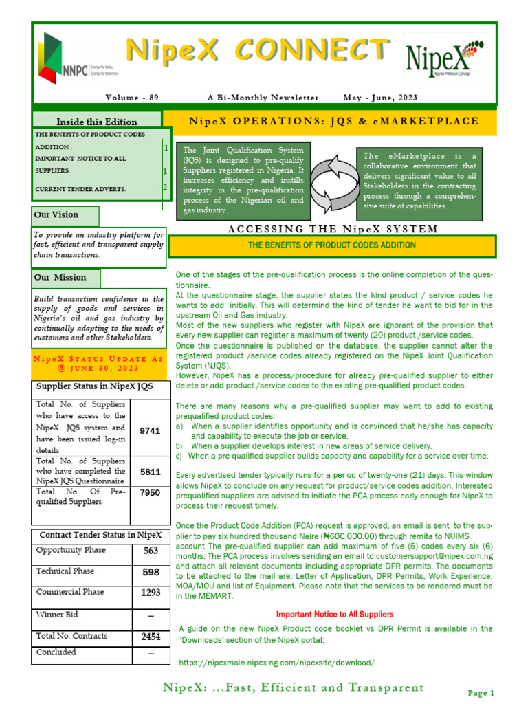 NipeX Connect May-June 2023 | PDF | Supply Chain | Computing
