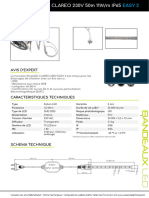 Fiche Technique - StripLED CLAREO 230V 11Wm ECO 2