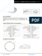 Fiche Technique - Domeled-12W-Anti-Vandal-Access-Dé