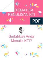 Sistematika Penulisan KTI