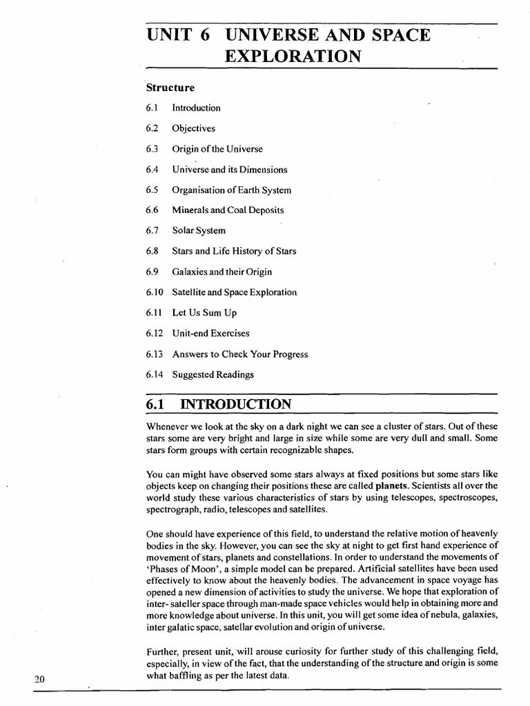 Universe and Space Exploration Guide | PDF | Stars | Universe